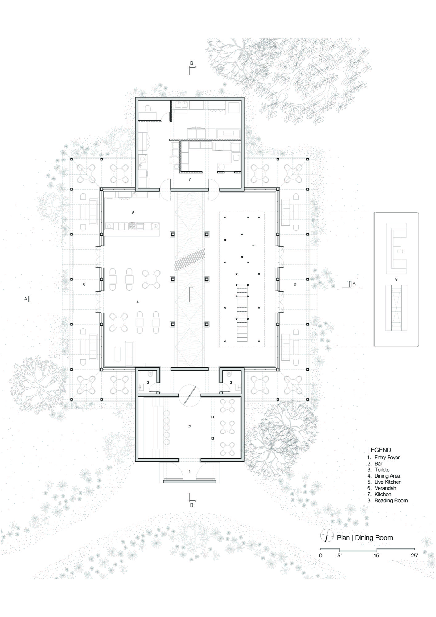 Island Resort, Andman Islands — sketch by Studio Pomegranate