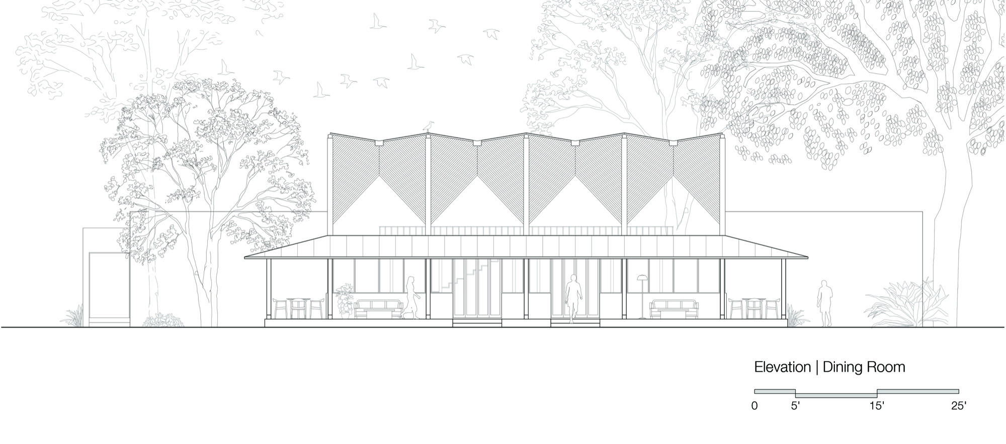 Island Resort, Andman Islands — sketch by Studio Pomegranate