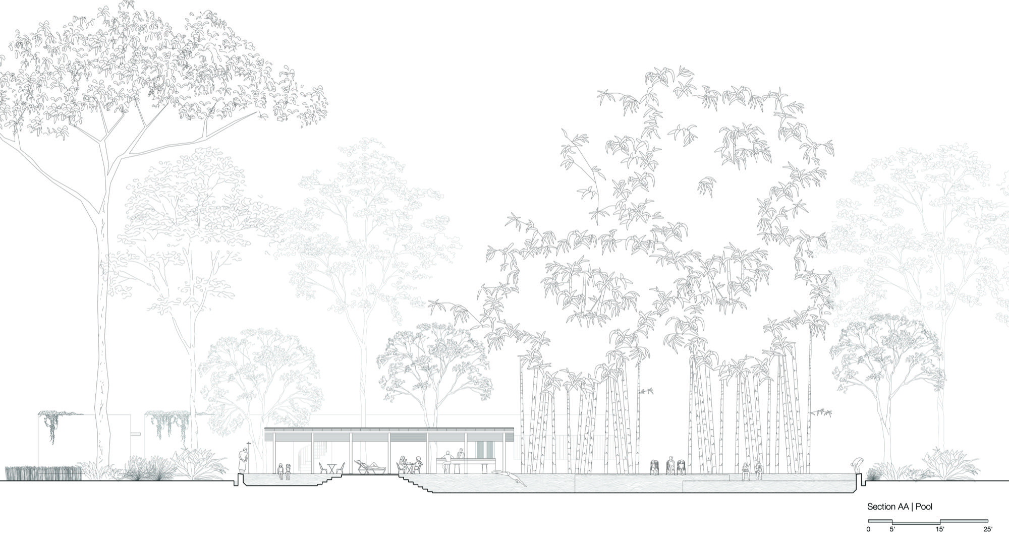 Island Resort, Andman Islands — sketch by Studio Pomegranate