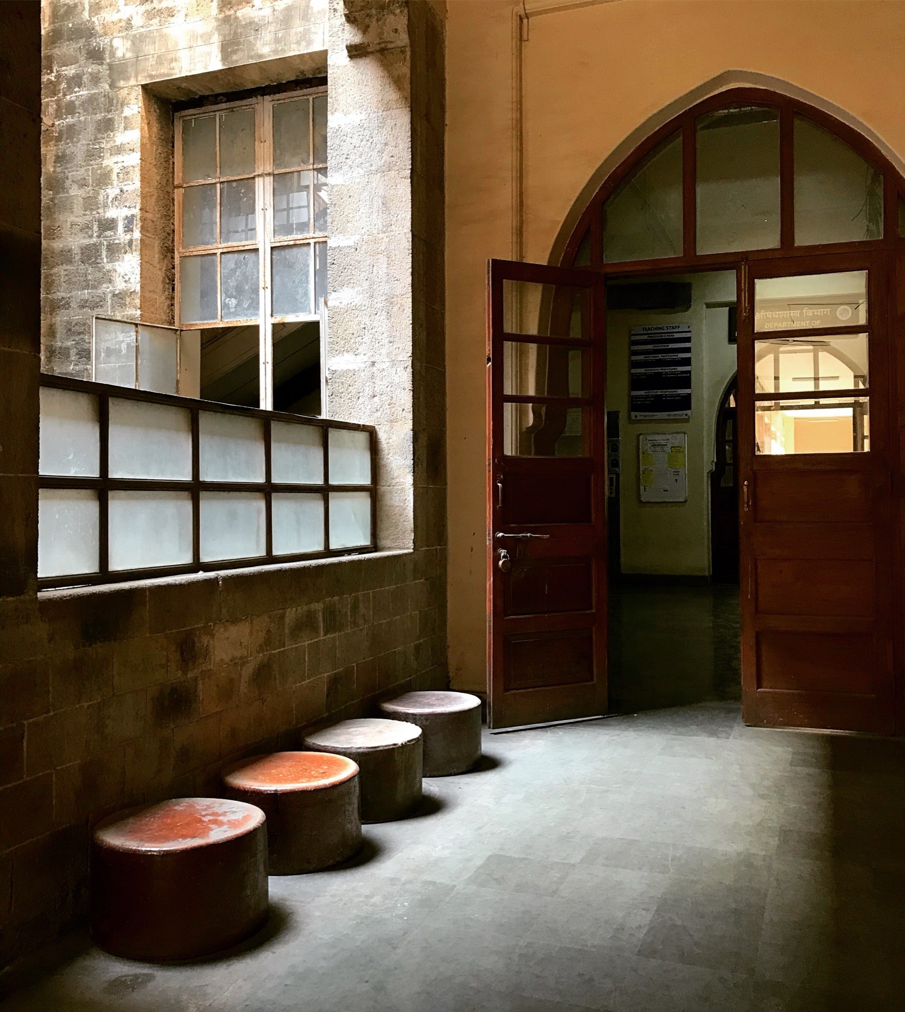 Ladies Common room, KEM Hospital, Mumbai — Restoration + Retrofitting · Culture + Exhibition design by Studio Pomegranate