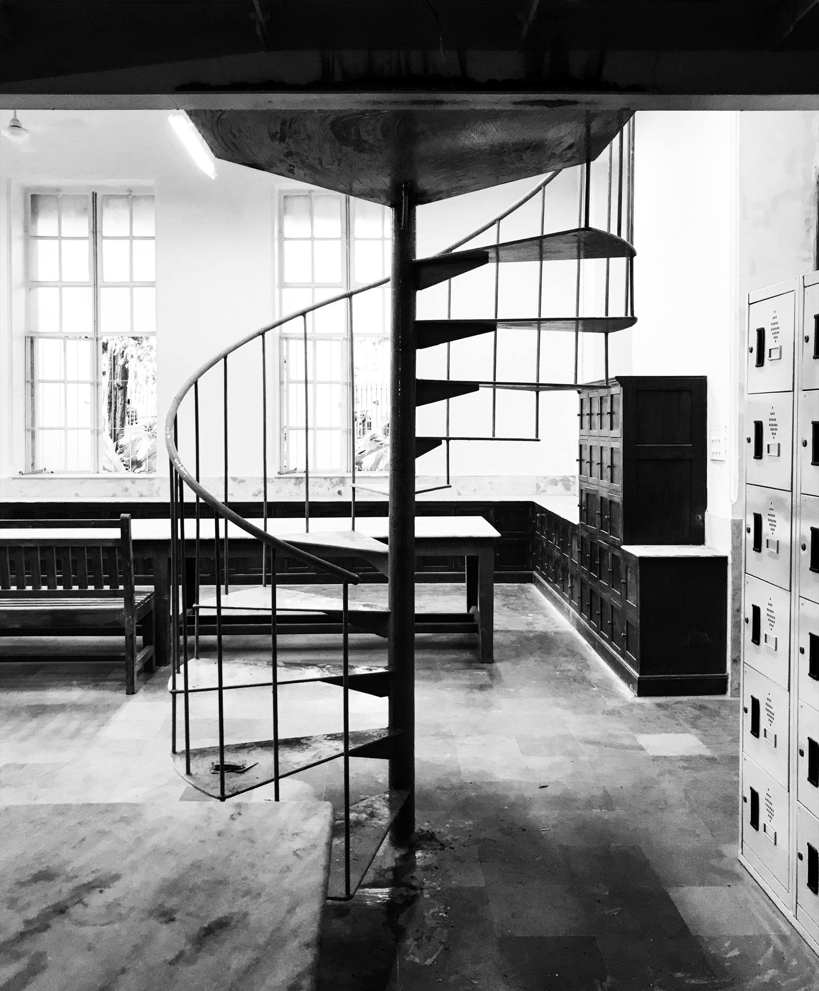 Ladies Common room, KEM Hospital, Mumbai — Restoration + Retrofitting · Culture + Exhibition design by Studio Pomegranate