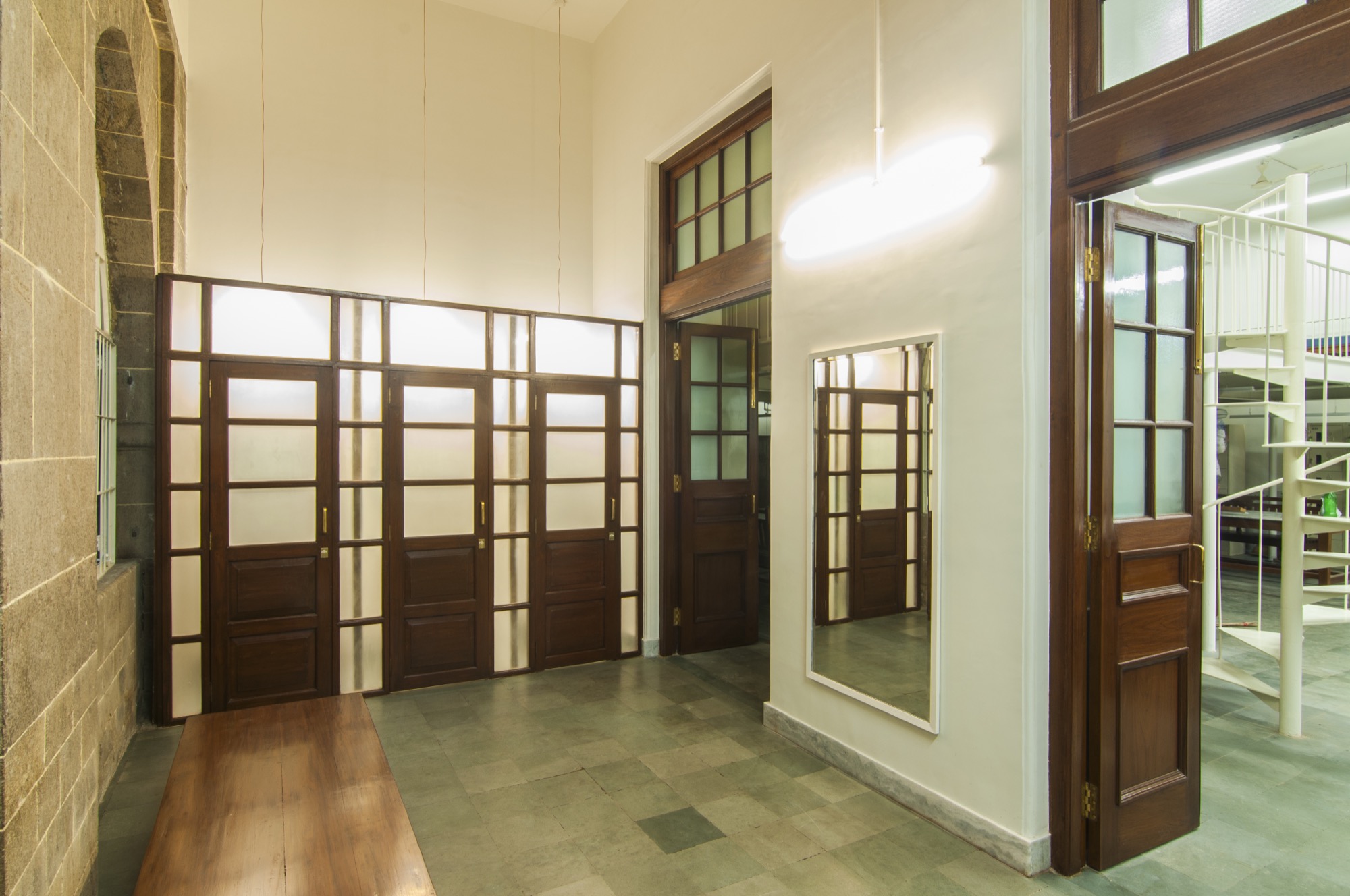 Ladies Common room, KEM Hospital, Mumbai — Restoration + Retrofitting · Culture + Exhibition design by Studio Pomegranate