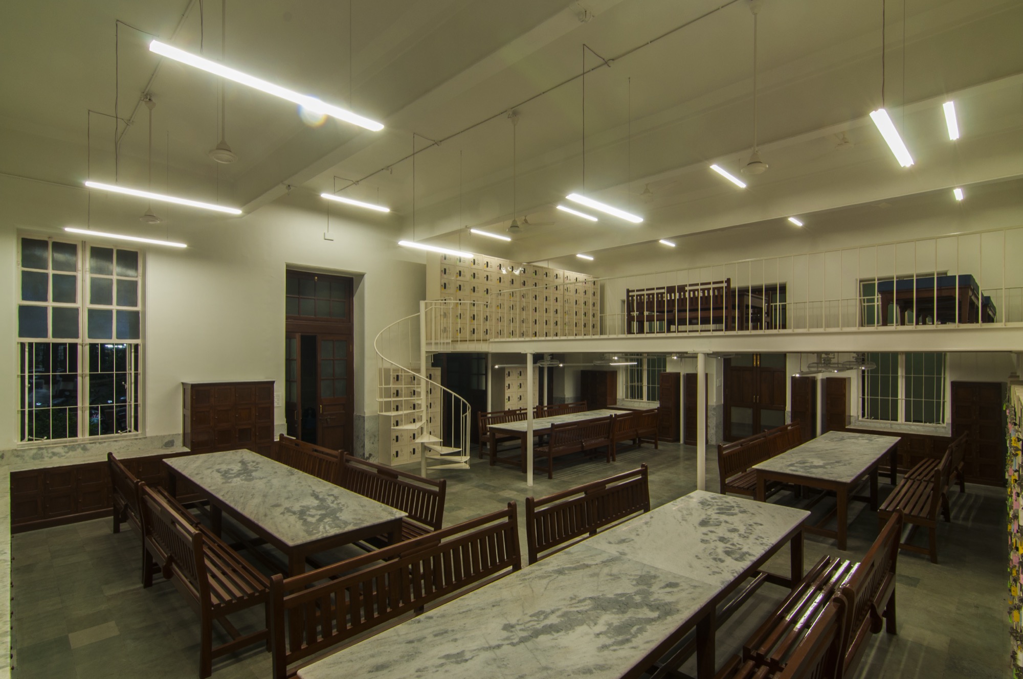 Ladies Common room, KEM Hospital, Mumbai — Restoration + Retrofitting · Culture + Exhibition design by Studio Pomegranate