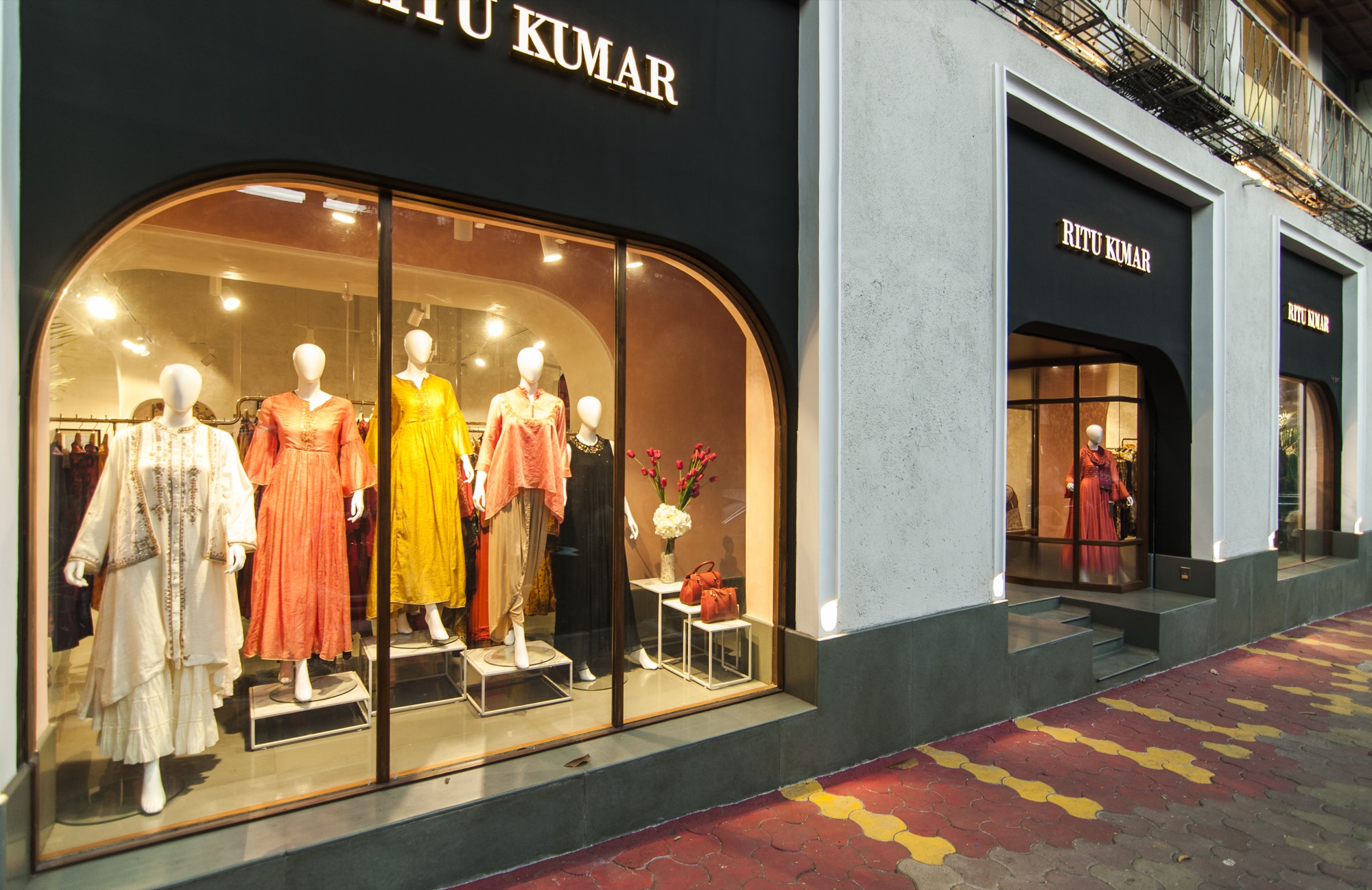 Ritu Kumar Store, Kemps corner — Retail · Restoration + Retrofitting by Studio Pomegranate