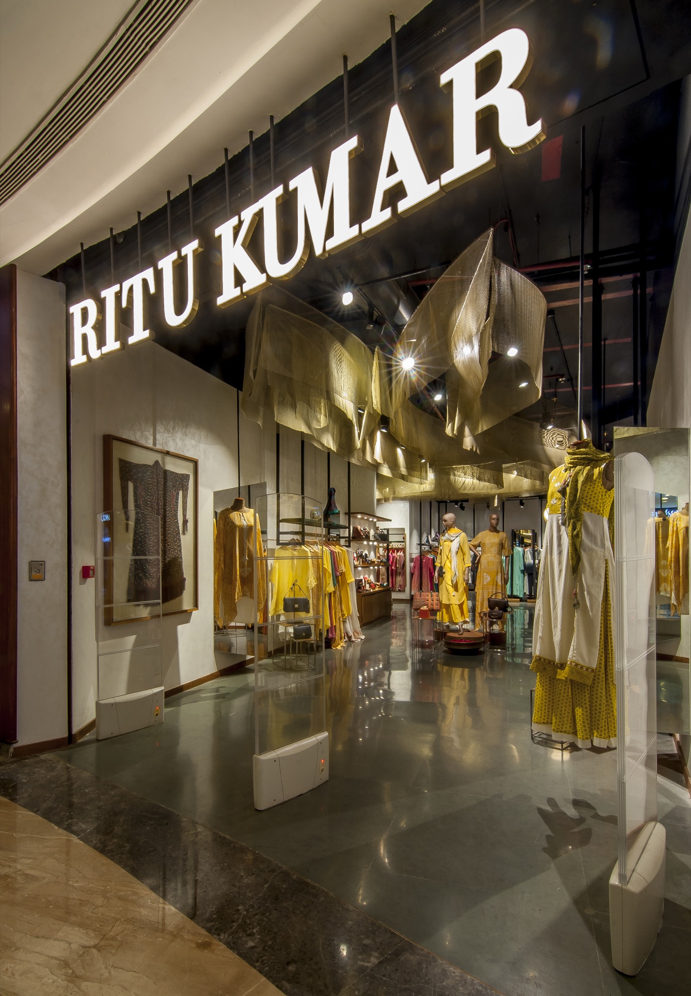 Ritu Kumar Store, Lower Parel — Retail by Studio Pomegranate