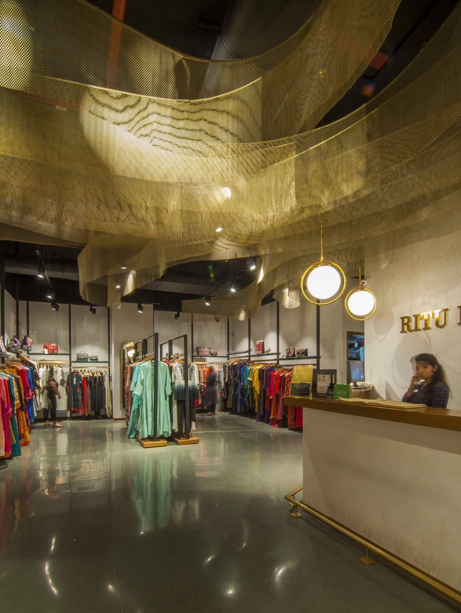 Ritu Kumar Store, Lower Parel — Retail by Studio Pomegranate