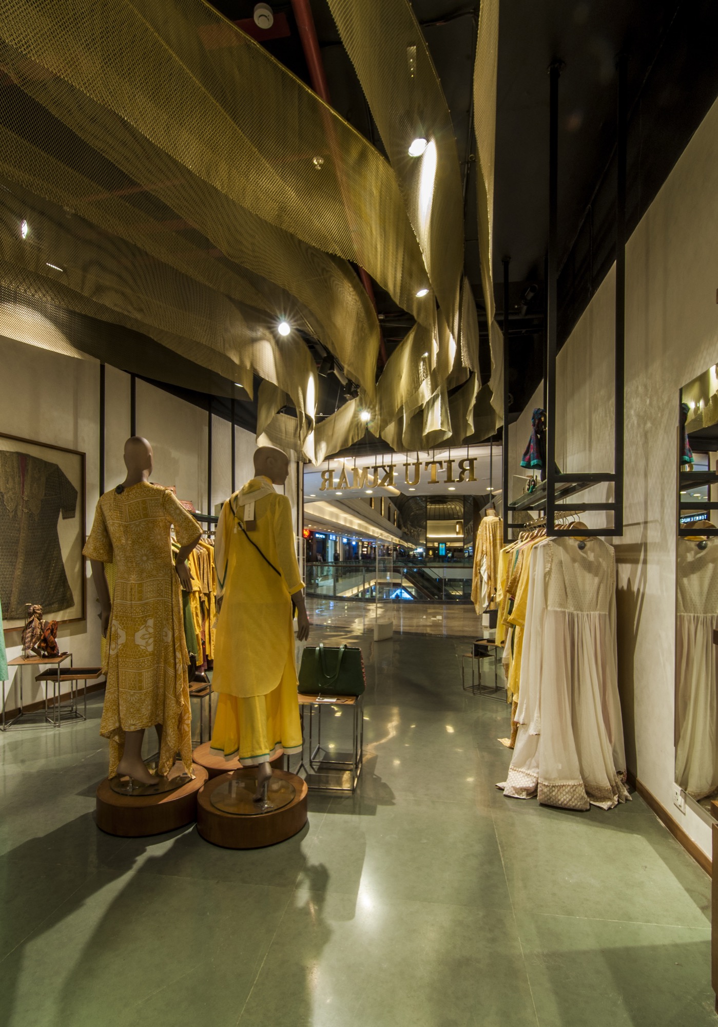 Ritu Kumar Store, Lower Parel — Retail by Studio Pomegranate