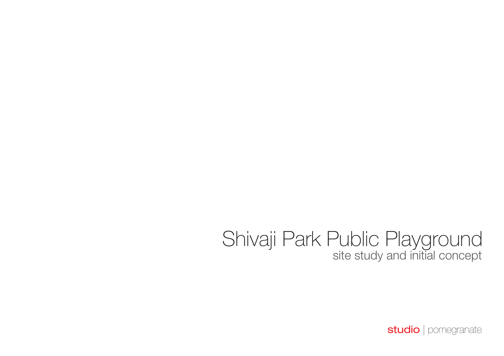 Shivaji Park, Dadar — Urban Design by Studio Pomegranate
