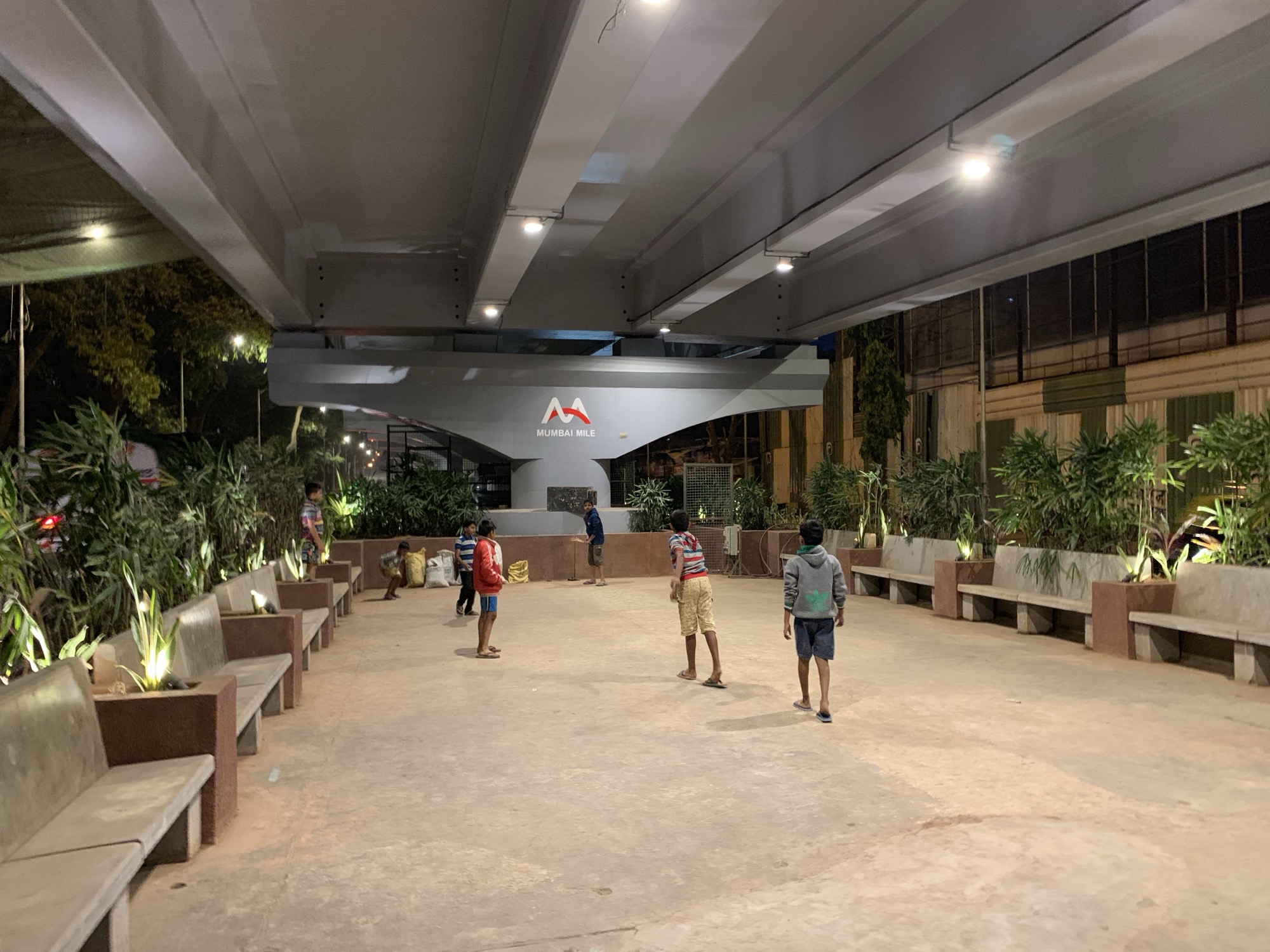 Spaces under the bridge, lower Parel — Urban Design by Studio Pomegranate