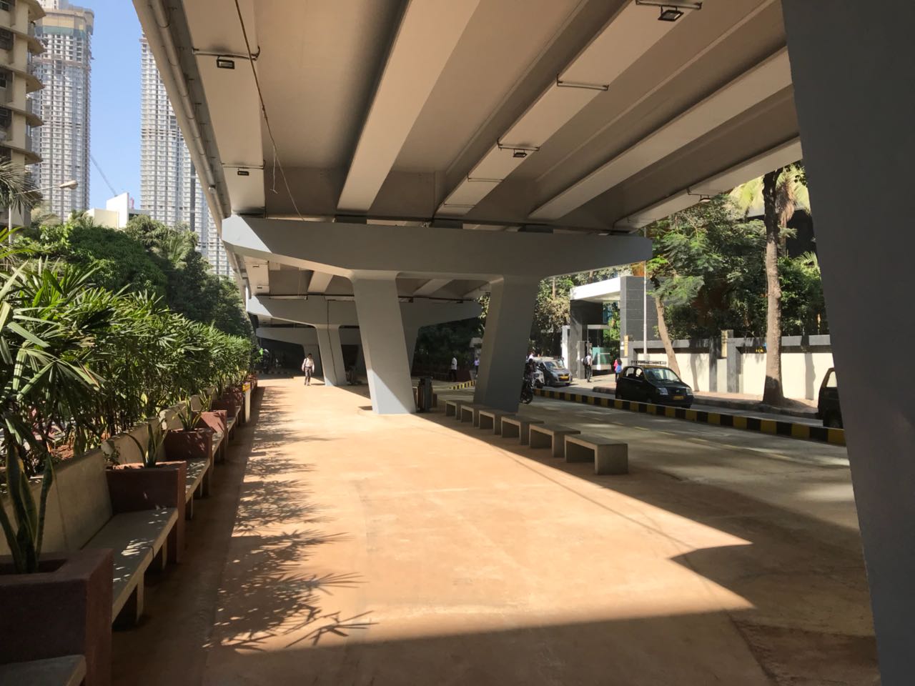 Spaces under the bridge, lower Parel — Urban Design by Studio Pomegranate
