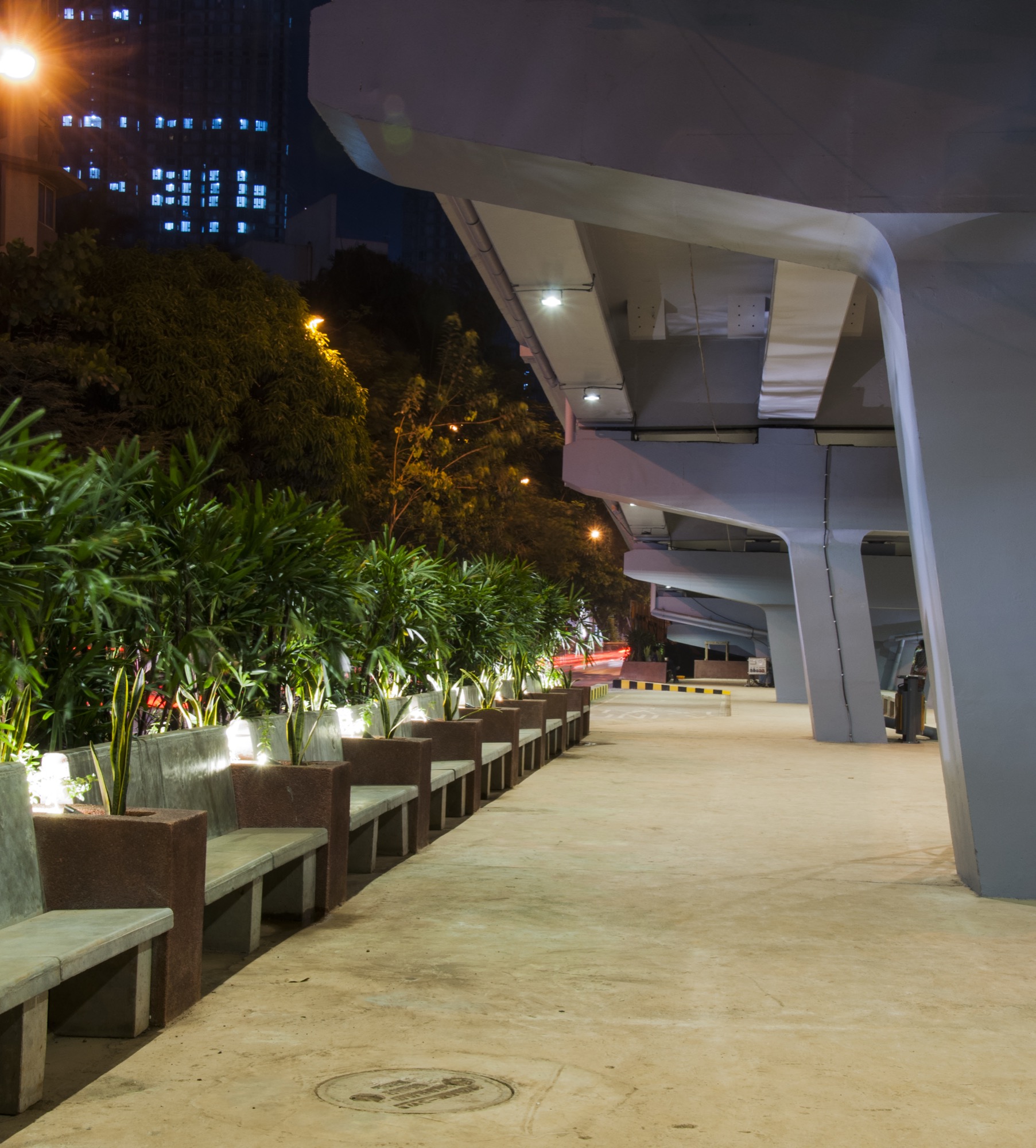 Spaces under the bridge, lower Parel — Urban Design by Studio Pomegranate