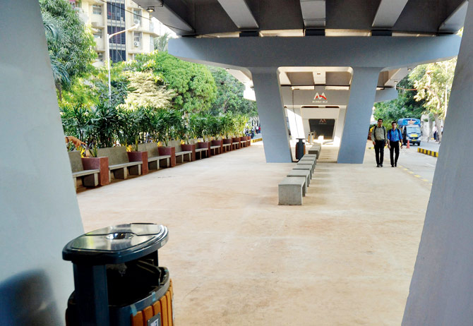 Spaces under the bridge, lower Parel — Urban Design by Studio Pomegranate