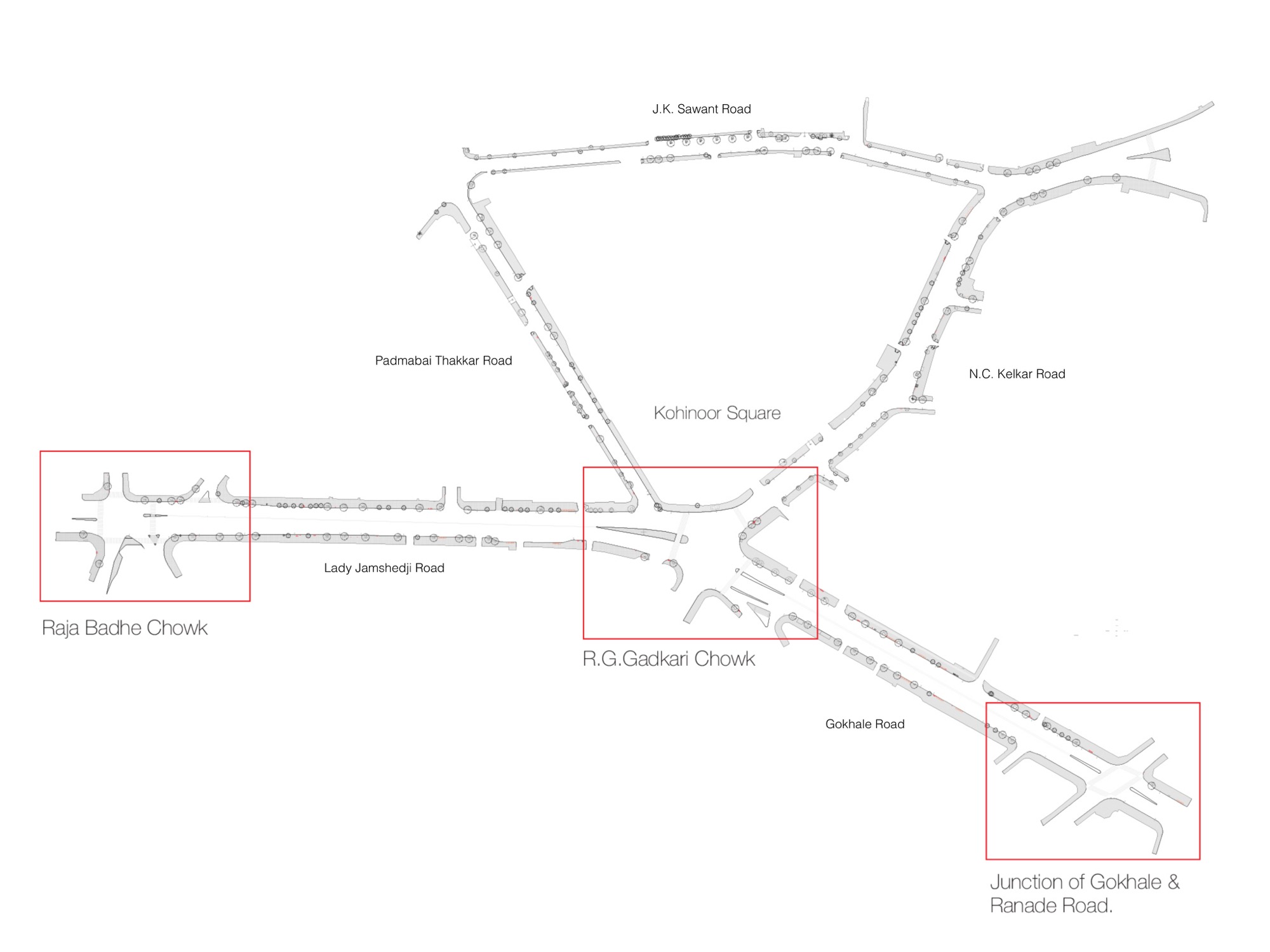 Walking spaces in Dadar — Urban Design by Studio Pomegranate