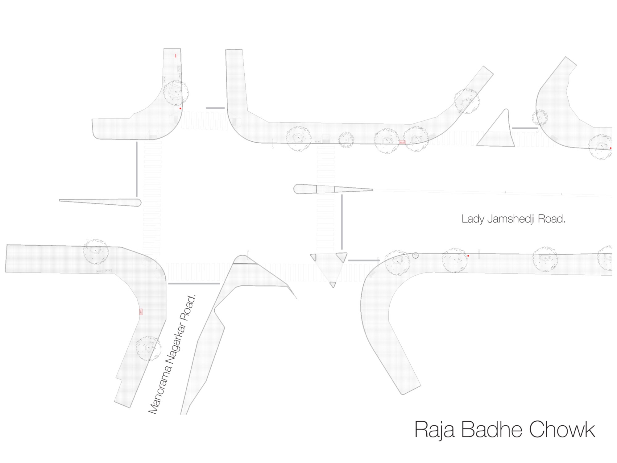Walking spaces in Dadar — Urban Design by Studio Pomegranate