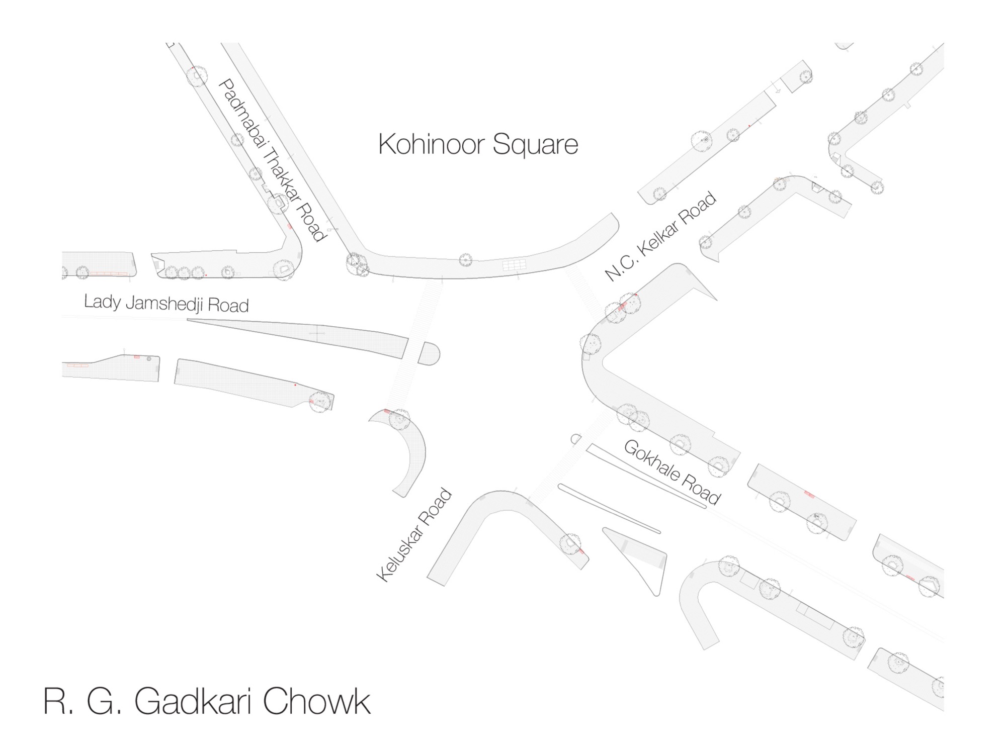 Walking spaces in Dadar — Urban Design by Studio Pomegranate