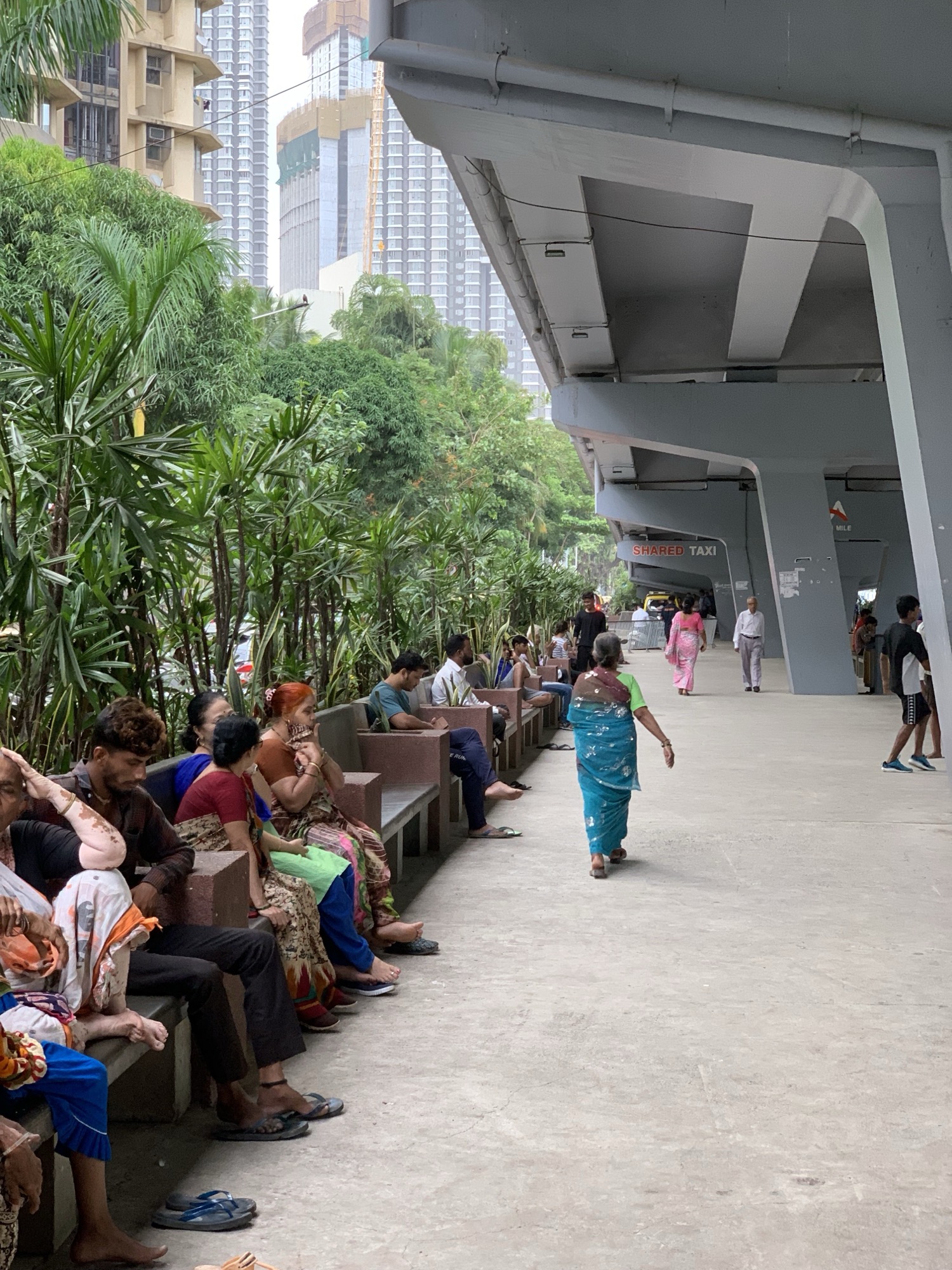 Spaces under the bridge, lower Parel